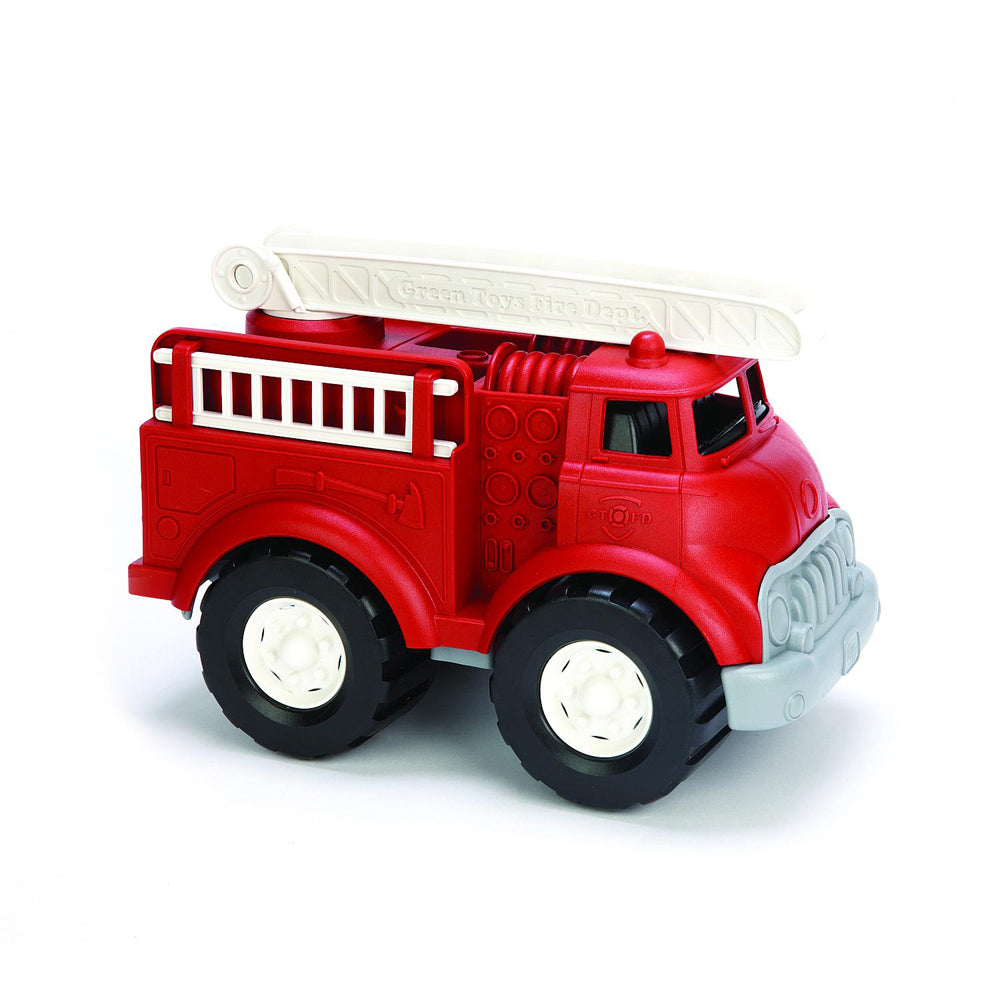 Green Toys Red Fire Truck Kids/Childrens Toy Emergency Vehicle Playset 1+