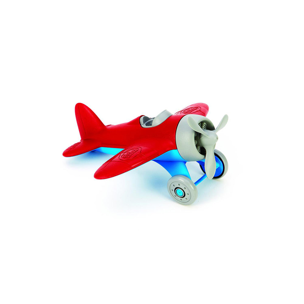 Green Toys Two-Wheeled Airplane Red Kids/Childrens Toy Vehicle Playset 1+