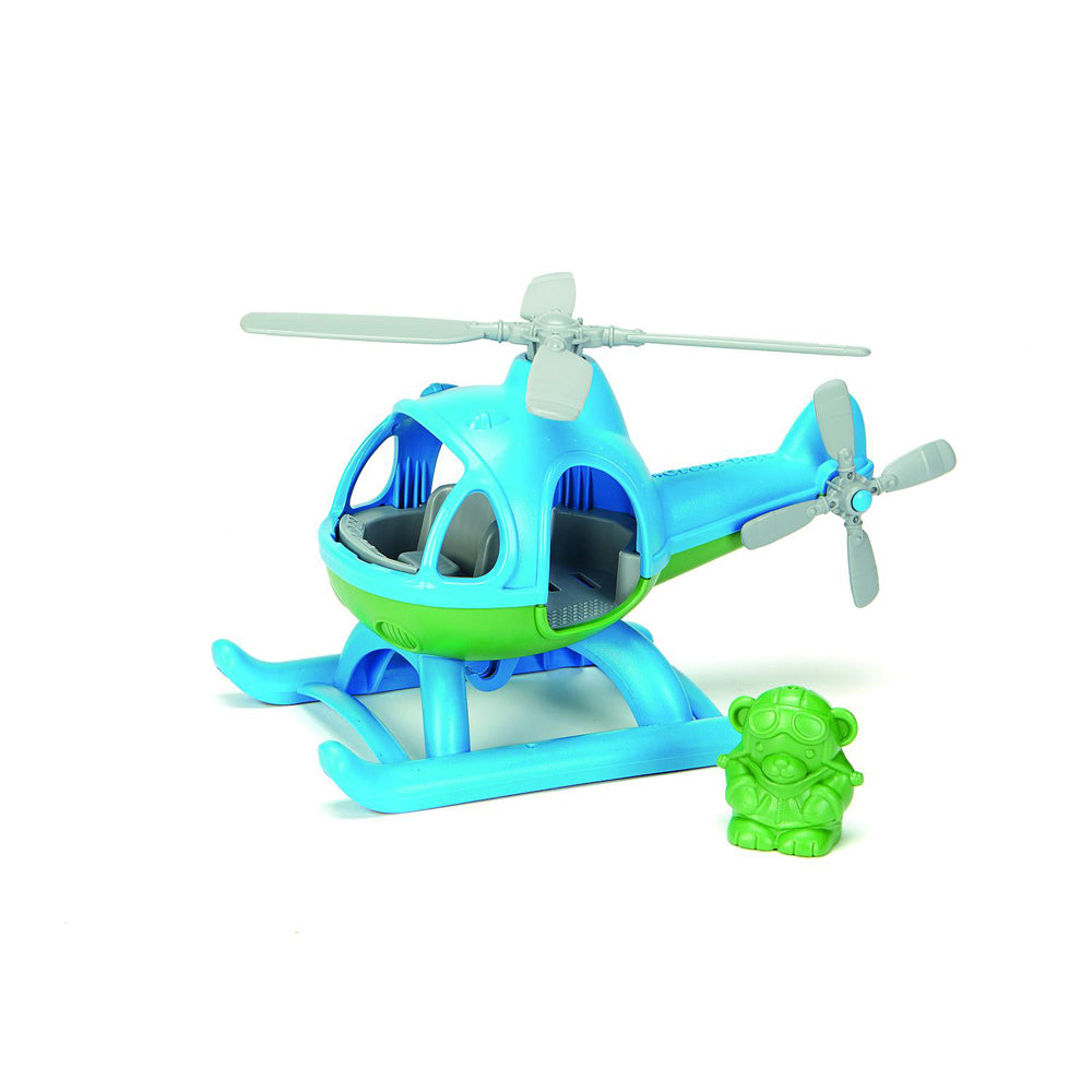 Green Toys Helicopter Chopper Blue Kids/Childrens Toy Vehicle Playset 2+