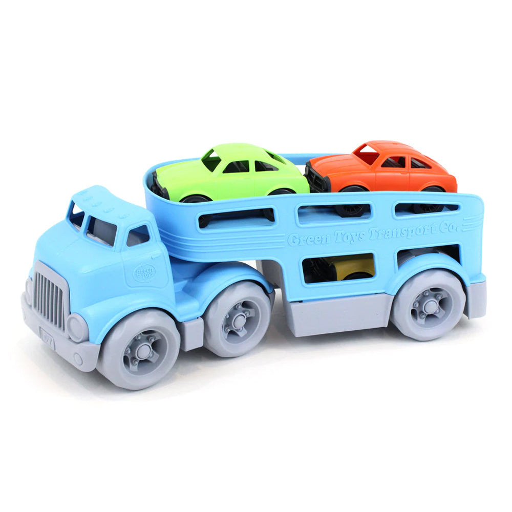 Green Toys 4pc Car Carrier Kids Transport Vehicle Play Toy Set — image 2