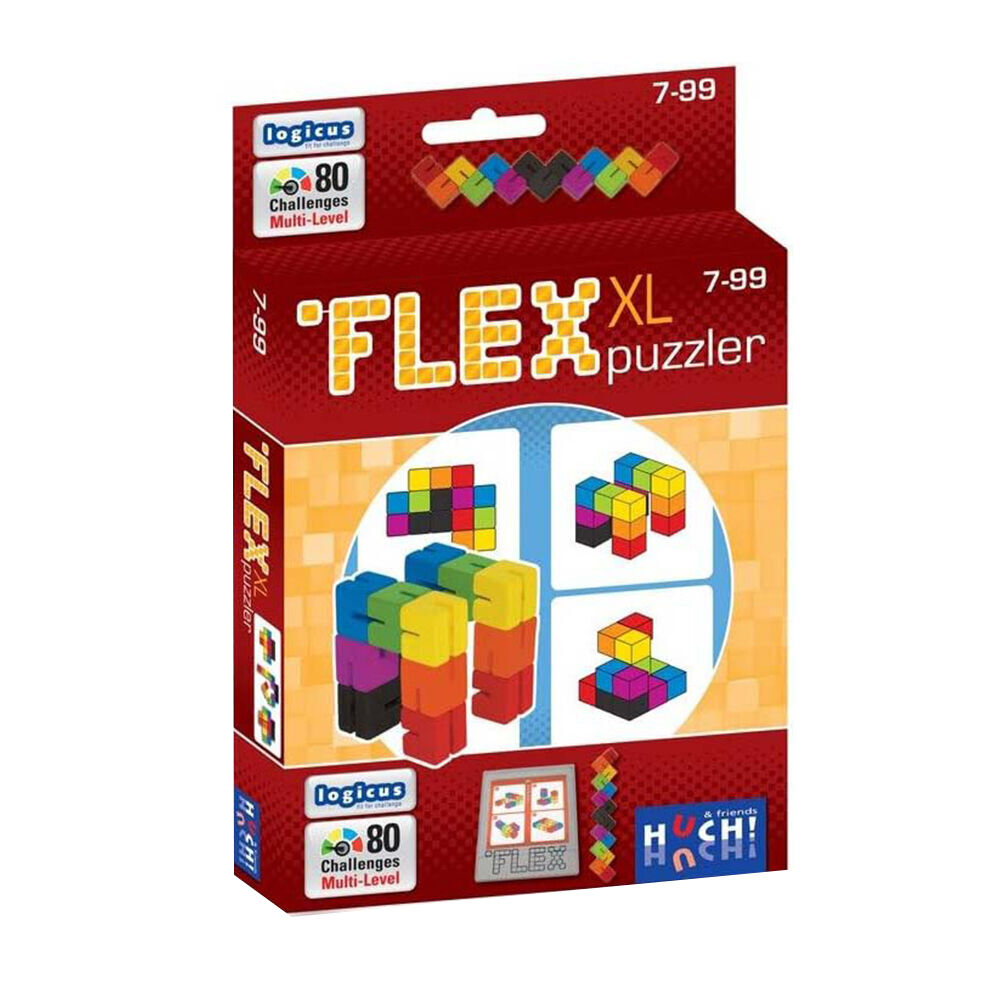 Huch! Kids 7y+ Flexible Logic Puzzle Game Educational Toy Flex Puzzler XL