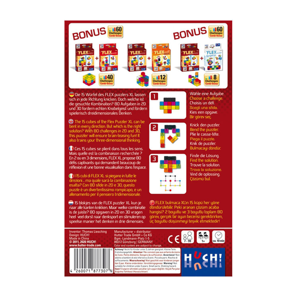 Huch! Kids 7y+ Flexible Logic Puzzle Game Educational Toy Flex Puzzler XL — image 3