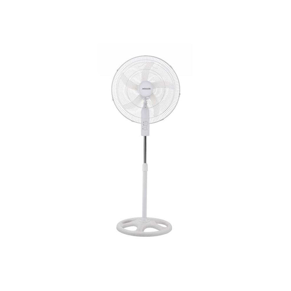 Heller 50cm Adjustable Cooling Air Home/Office Pedestal Fan 50W - White