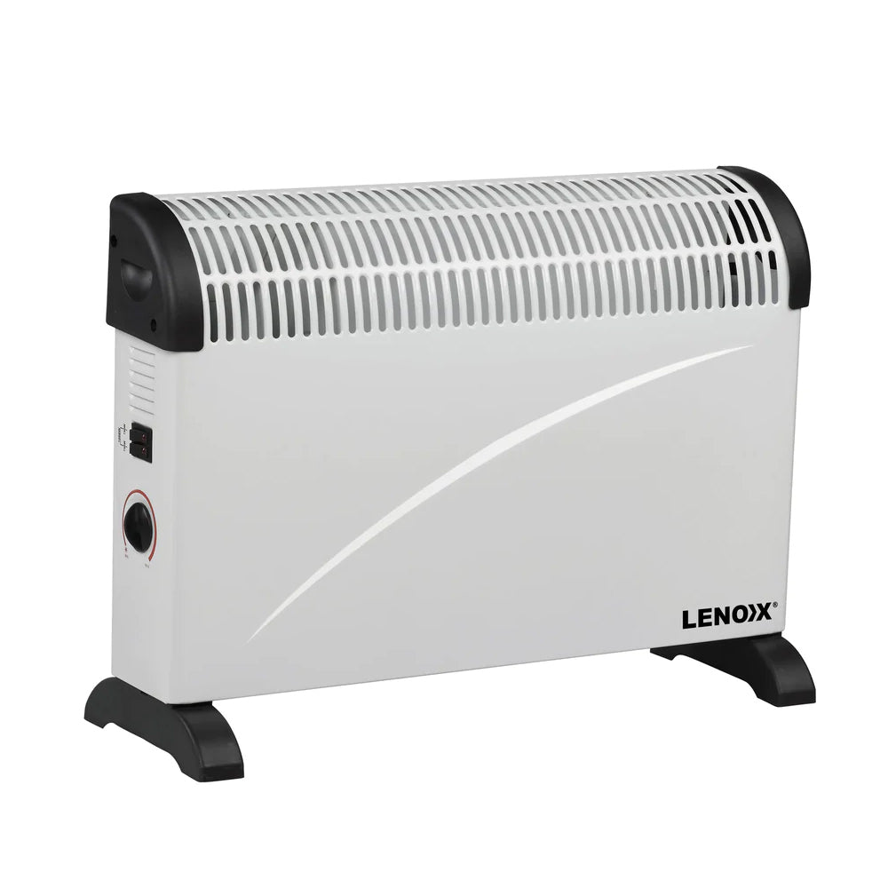 Lenoxx 2000W Convector Heater Small 53x20x39cm Portable/Lightweight White