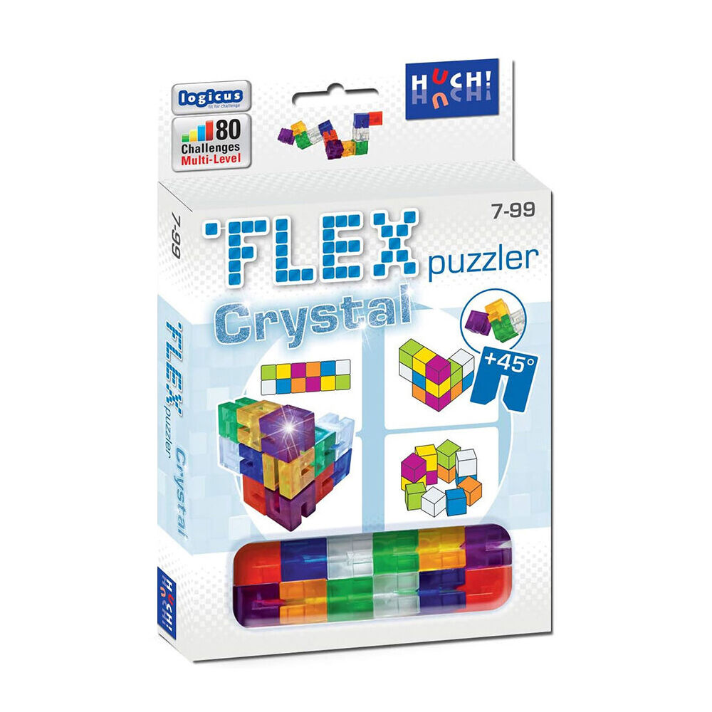 Huch! Kids 7y+ Flexible 3D Puzzle Educational Toy Flex Puzzler Crystal