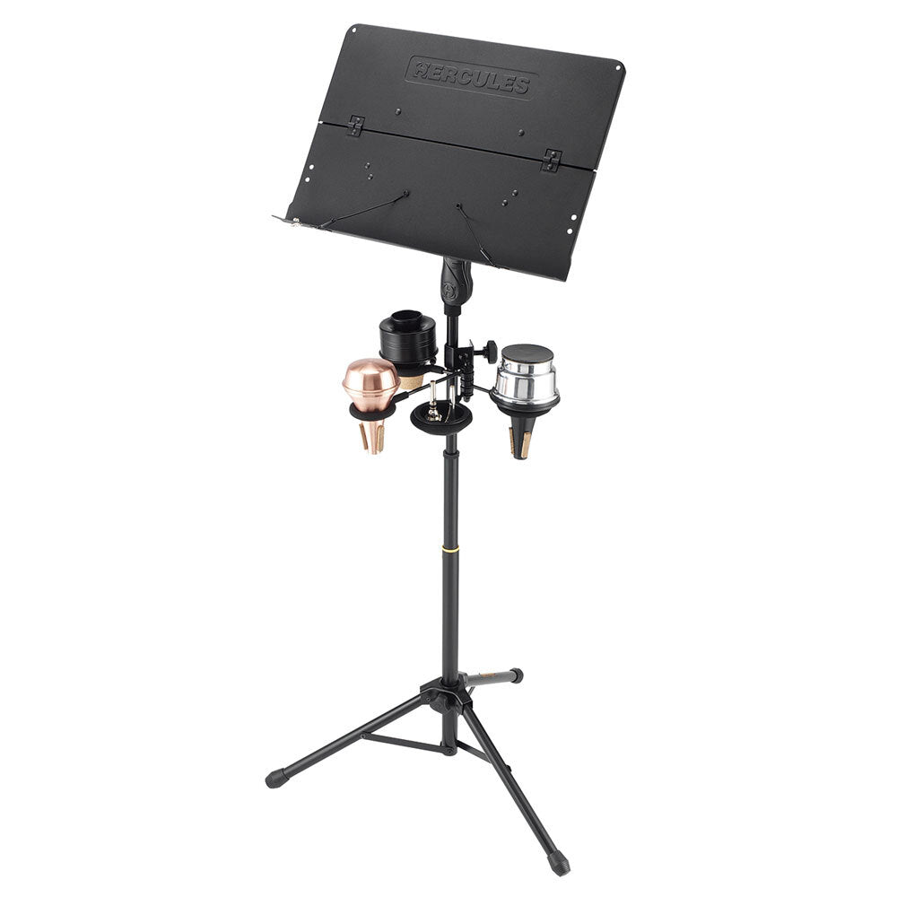 Hercules Trumpet Trombone/Horn Mute Holder/Rack Organiser for Mic Stand Black — image 2