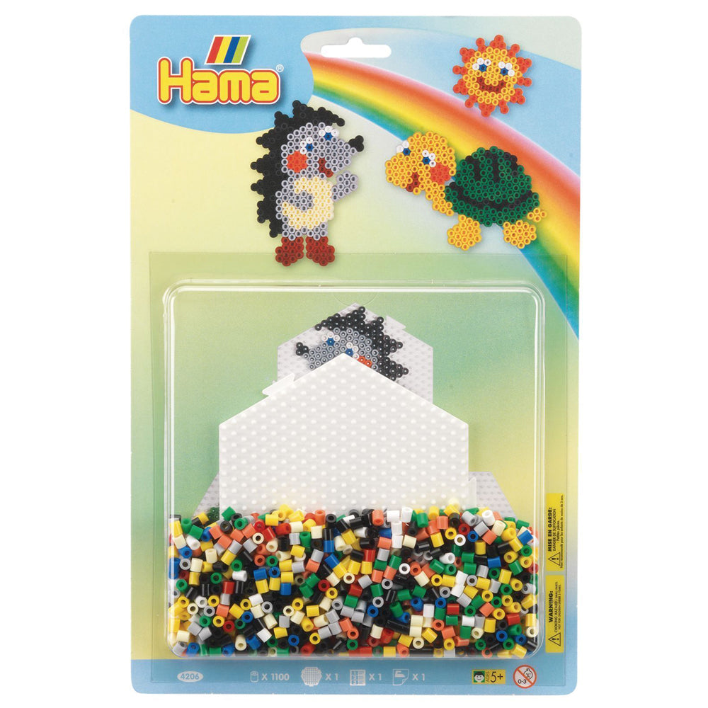 Hama Kids Large Building Activity Toy Medium Hexagon 5y+ Blister Pack (1000 Pieces)
