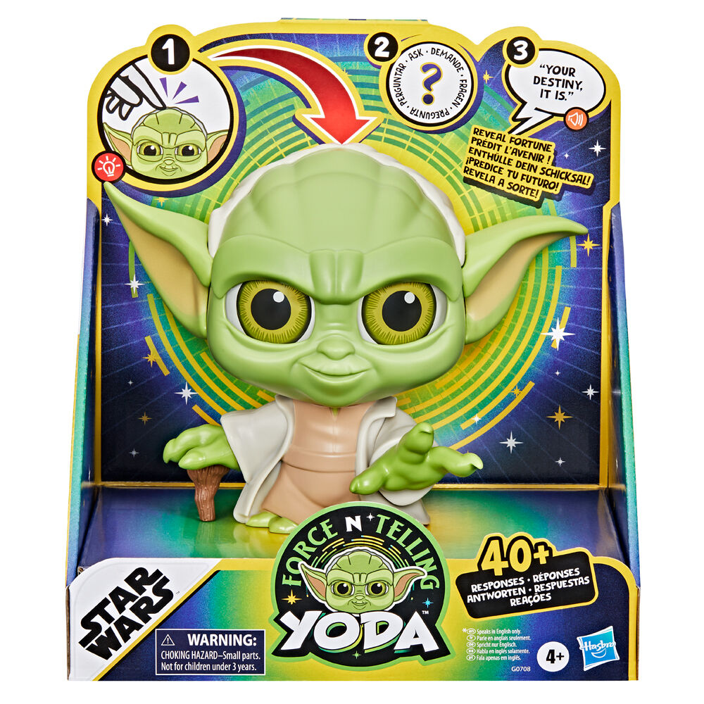 Hasbro Star Wars Force 7 Telling Yoda Interactive Talking Figure Toy 14y+