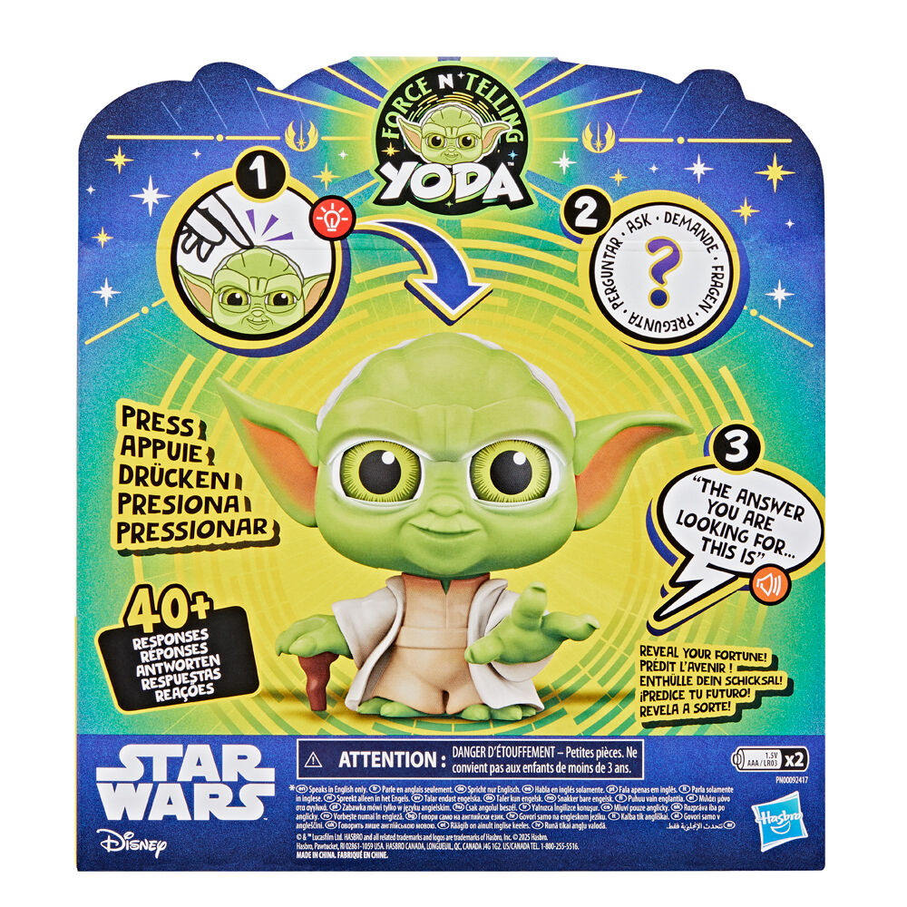 Hasbro Star Wars Force 7 Telling Yoda Interactive Talking Figure Toy 14y+ — image 2
