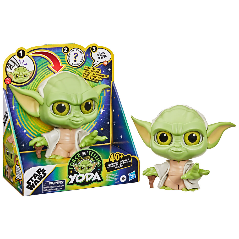 Hasbro Star Wars Force 7 Telling Yoda Interactive Talking Figure Toy 14y+ — image 3