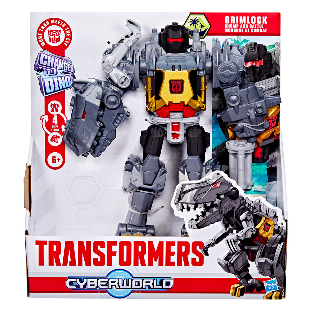 Hasbro Transformers Cyberworld Chomp and Battle Grimlock Action Playset 6y+