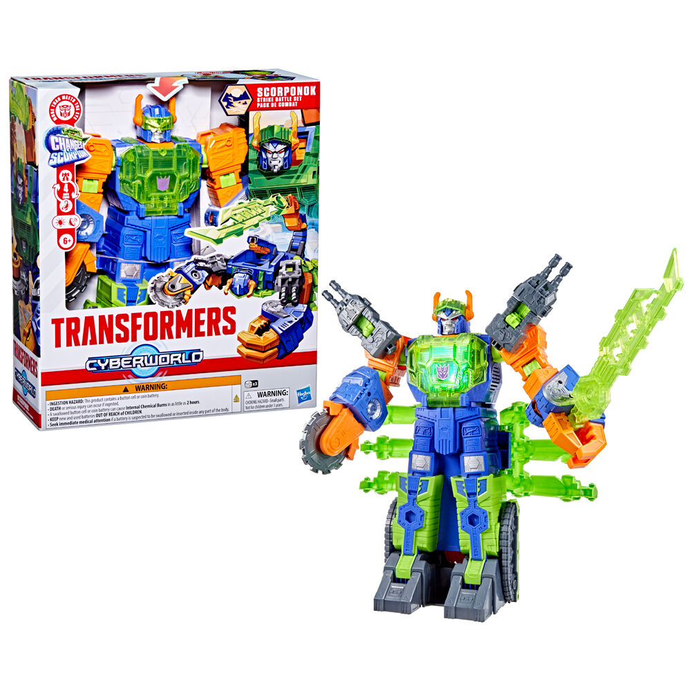 Hasbro Transformers Cyberworld Scorponok Strike Battle Action Playset 6y+ — image 2