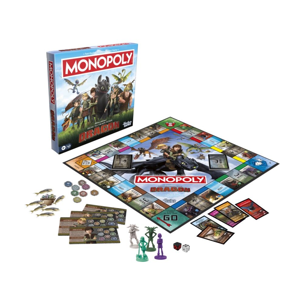 Monopoly Board Game Family/Kids How To Train Your Dragon Edition 8y+ — image 2