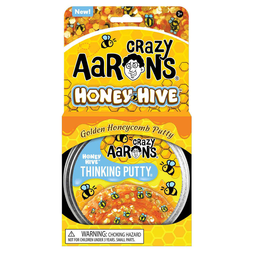 Crazy Aarons Thinking Putty Honey Hive Trendsetters Kids Play Toy 10cm 3y+ (2 Pack) — image 2