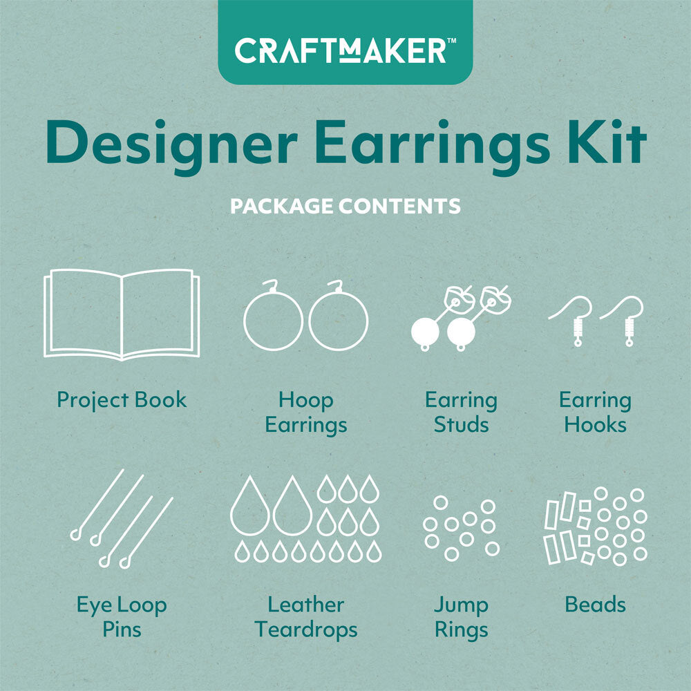 Craft Maker Designer Earrings Creative Jewellery Accessories Making Kit — image 2