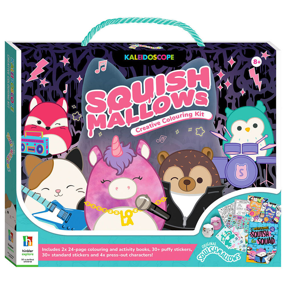 Kaleidoscope Squishmallows Childrens/Kids Colouring Book and Activity Set 8+ (2 Pack)