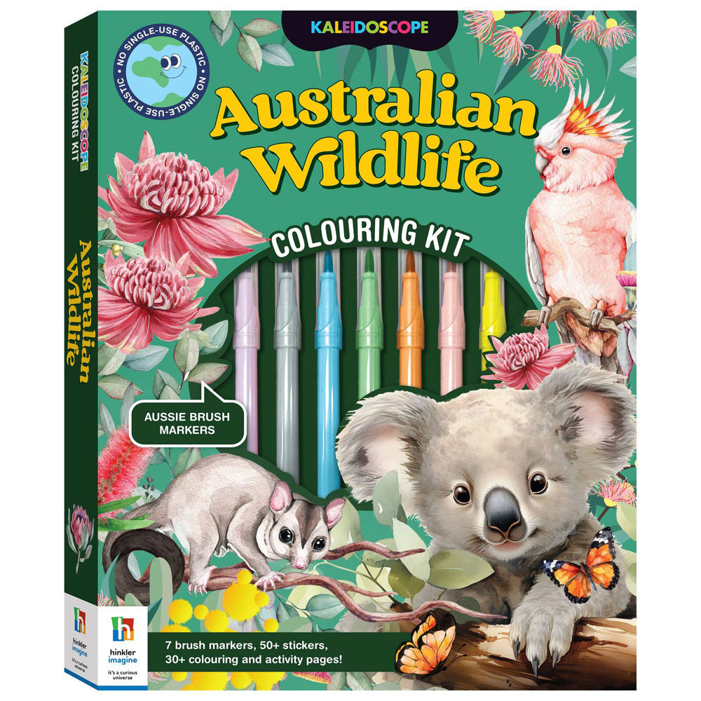 Kaleidoscope Australian Wildlife 29x23cm Kids/Children Colouring Kit 8y+ (2 Pack) — image 2