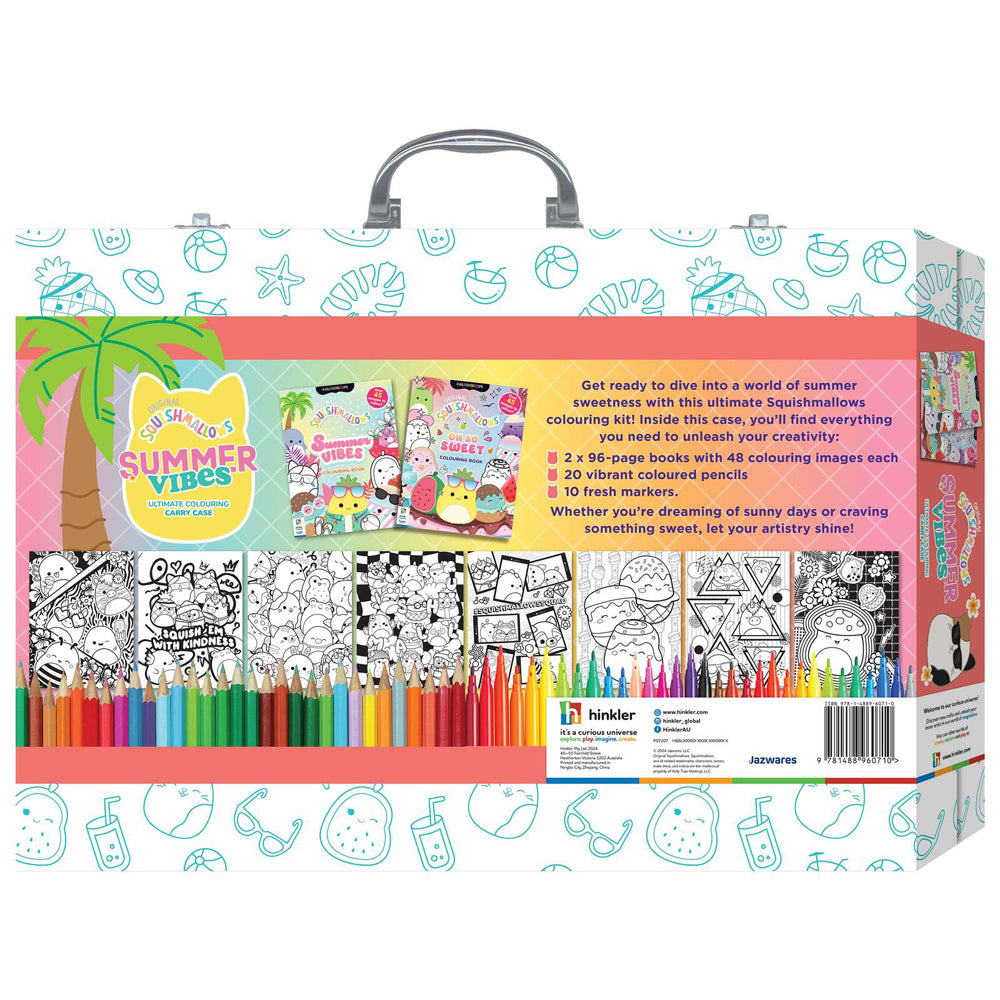 Kaleidoscope Squishmallows Ultimate Colouring Carry Case Summer Vibes 8y+ — image 5