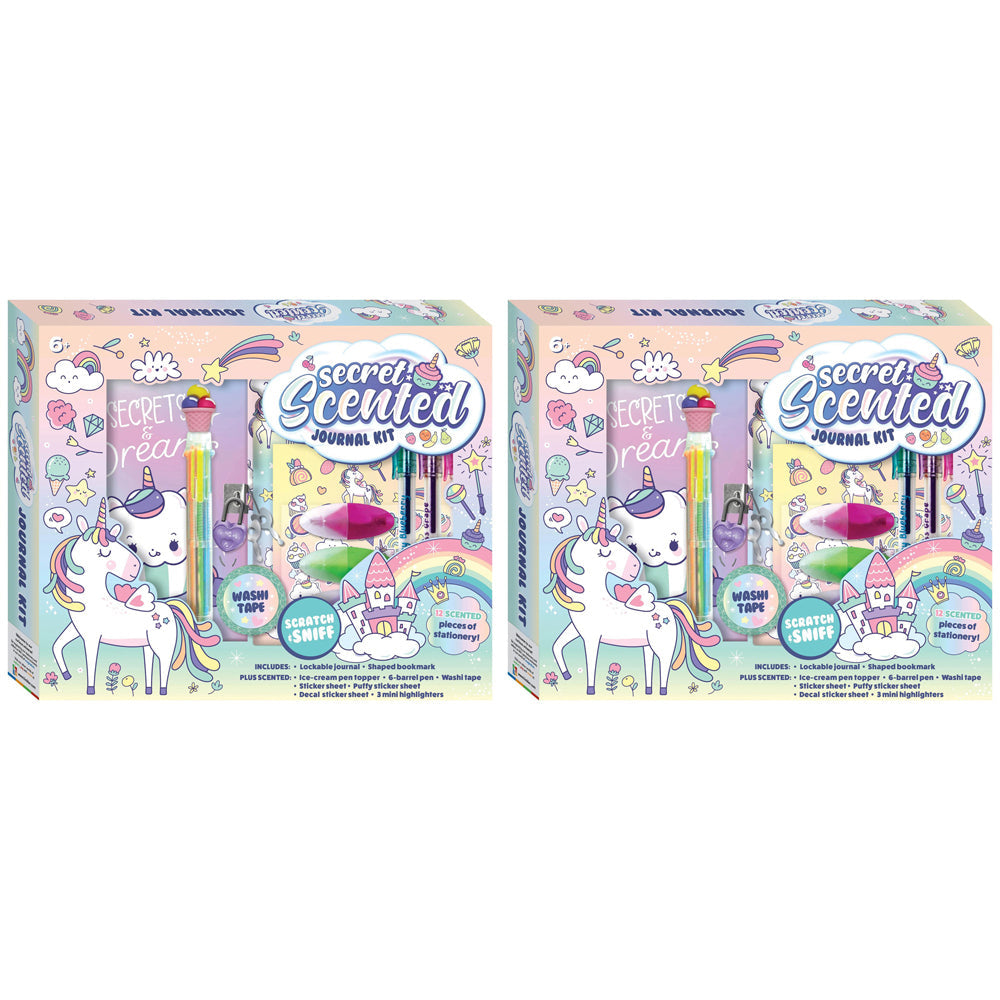 Kaleidoscope Secret Scented Childrens Educational Journal Kit 96-Pages 8Y+ (2 Pack)