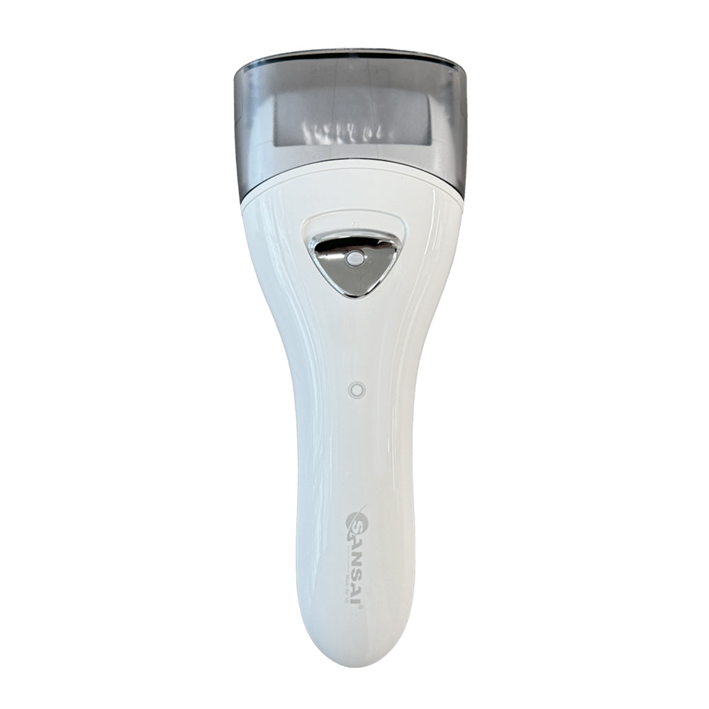 Sansai Rechargeable Wireless Foot Scrubber Callus Remover With 3 Roller Heads