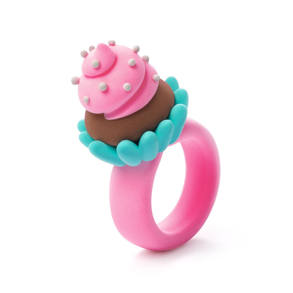 Hey Clay Bijou Sweet Rings Modelling Set w/6 Colours & 2 Tools 3y+ (6 Pack) — image 7