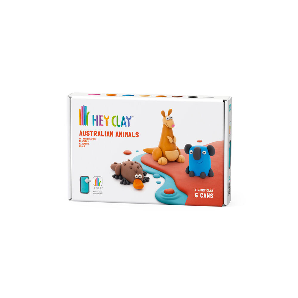 Hey Clay Australian Animals Medium Set Toy 22x14cm Kids 3y+ (6 Pieces) — image 2