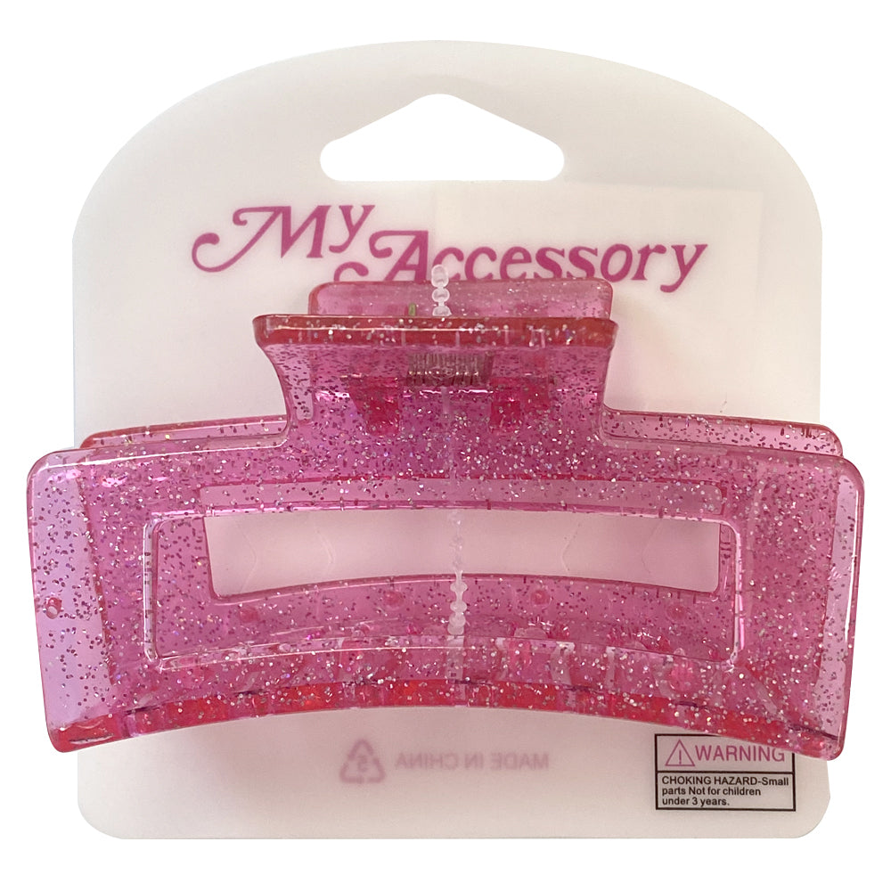 MY Accessory Kids/Girls Melrose Hair Styling Childrens Claw Clip Glitter 9cm