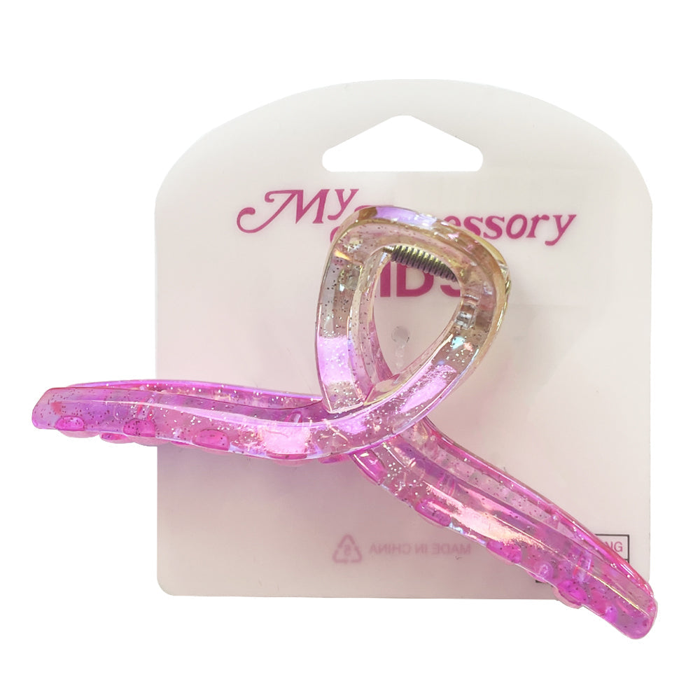 MY Accessory Melrose Hair Styling Claw Clip Iridescent Glitter Assorted 11cm — image 3
