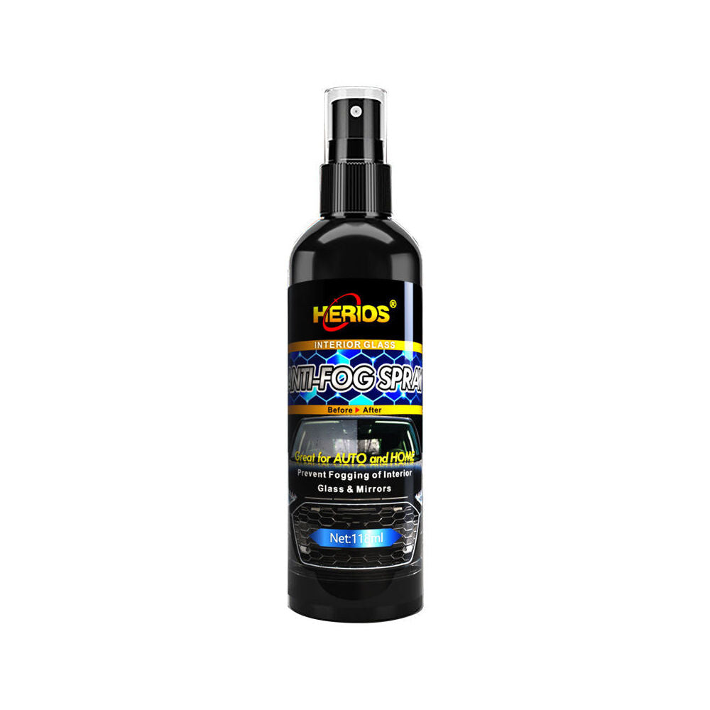 Herios HC030 Anti-Fog Spray For Auto Interior Glass & Mirrors 118ml Black