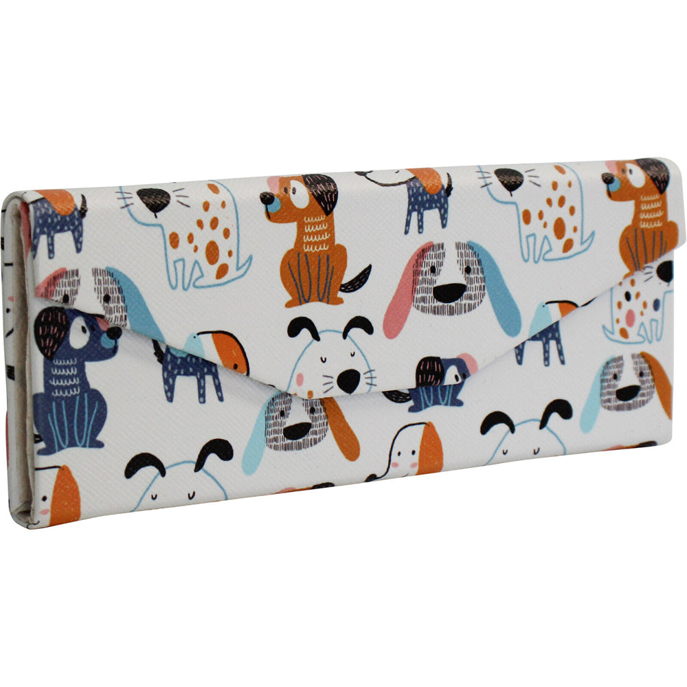 LVD Puppy School PU/Cardboard 16cm Case Sunglasses Storage Box Triangle — image 2