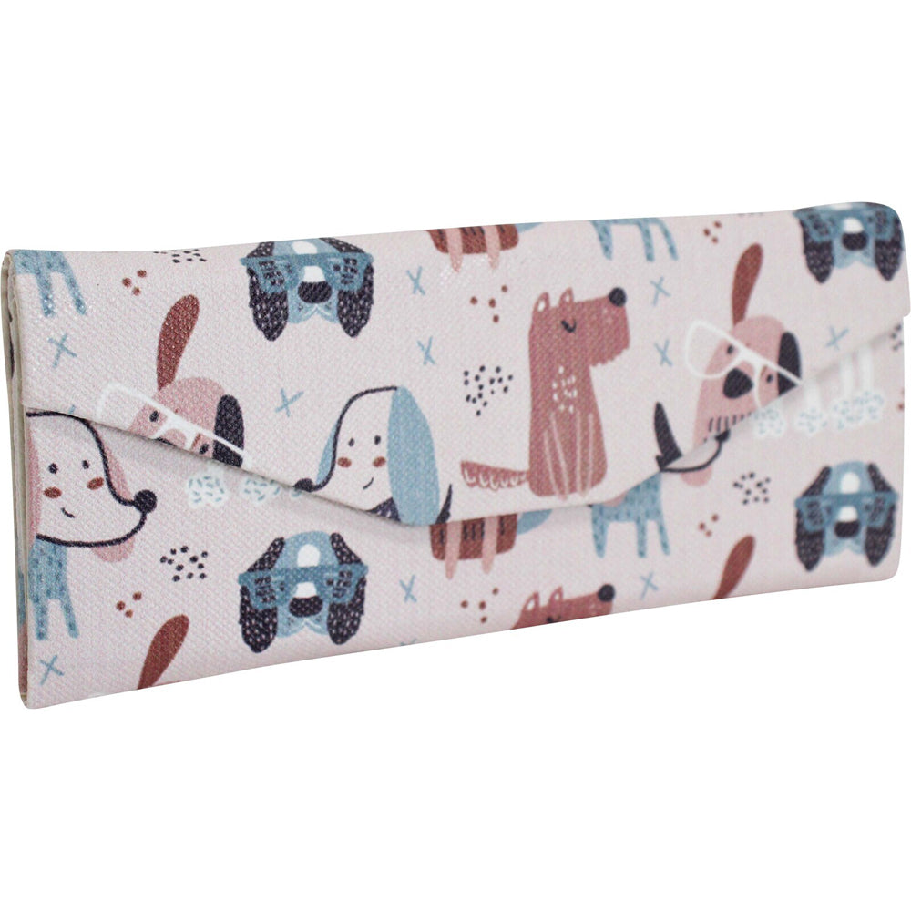 LVD Puppies PU/Cardboard 16cm Eye-Glasses Case Sunglass Storage Box Triangle — image 2