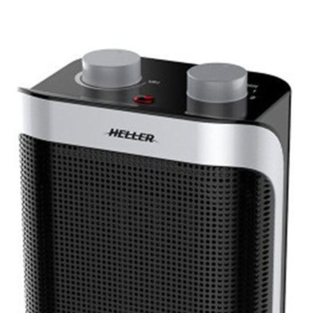 Heller HCFH1500B 1500W Portable Ceramic Oscillating Fan Heater /Desk/Floor/Black — image 2