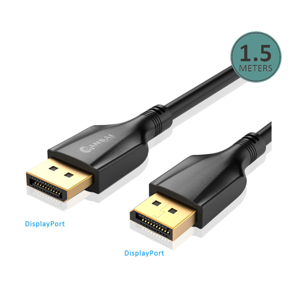 Sansai Displayport 1.5m 4k Male To Male Monitor Display Computer/Laptop Cable — image 2
