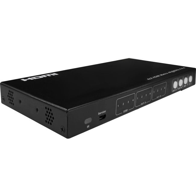 Pro2 4K-1080p Downscale ARC SPDIF/Audio Extraction 4X2 HDMI 18G Matrix Switcher — image 4