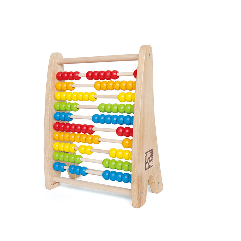 Hape Rainbow Bead Abacus Educational Playset Toddler Learning Activity Toy 3+