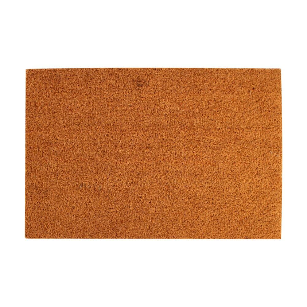Maine & Crawford 60x40cm PVC Backed Coir Mat Floor Carpet Rug Decor Natural