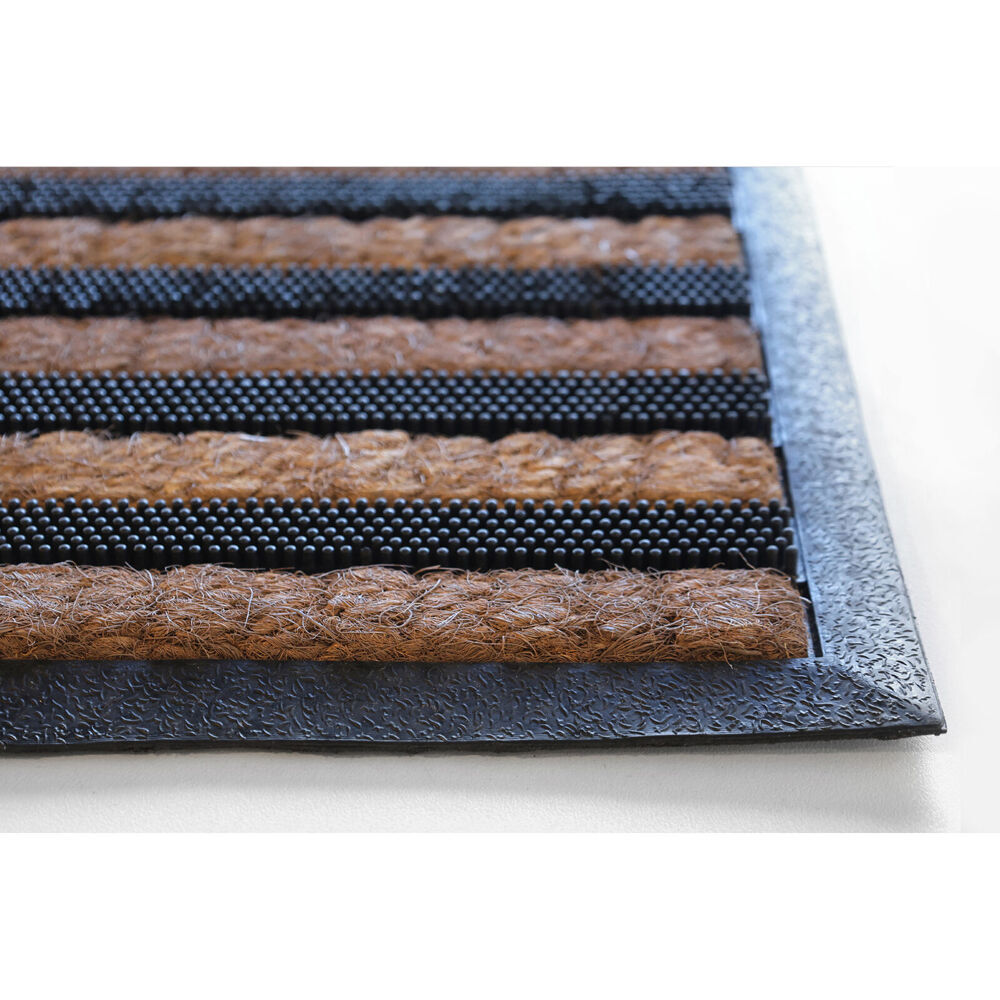 Maine and Crawford Heavy Duty Rubber Mould Non Brush Doormat 75x45cm (2 Pack) — image 3
