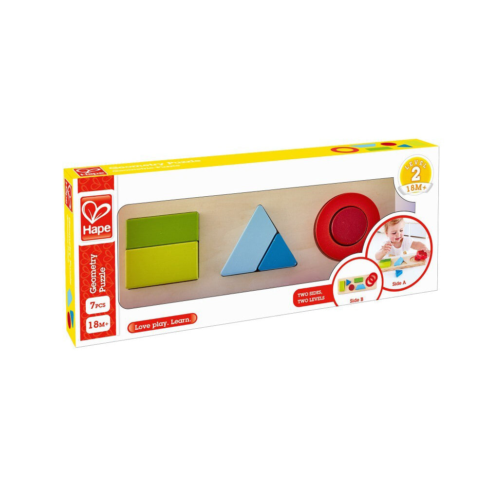 Hape Geometry Puzzle Educational Learning Fun Toddlers/Kids Skills Toy 18M+ — image 2