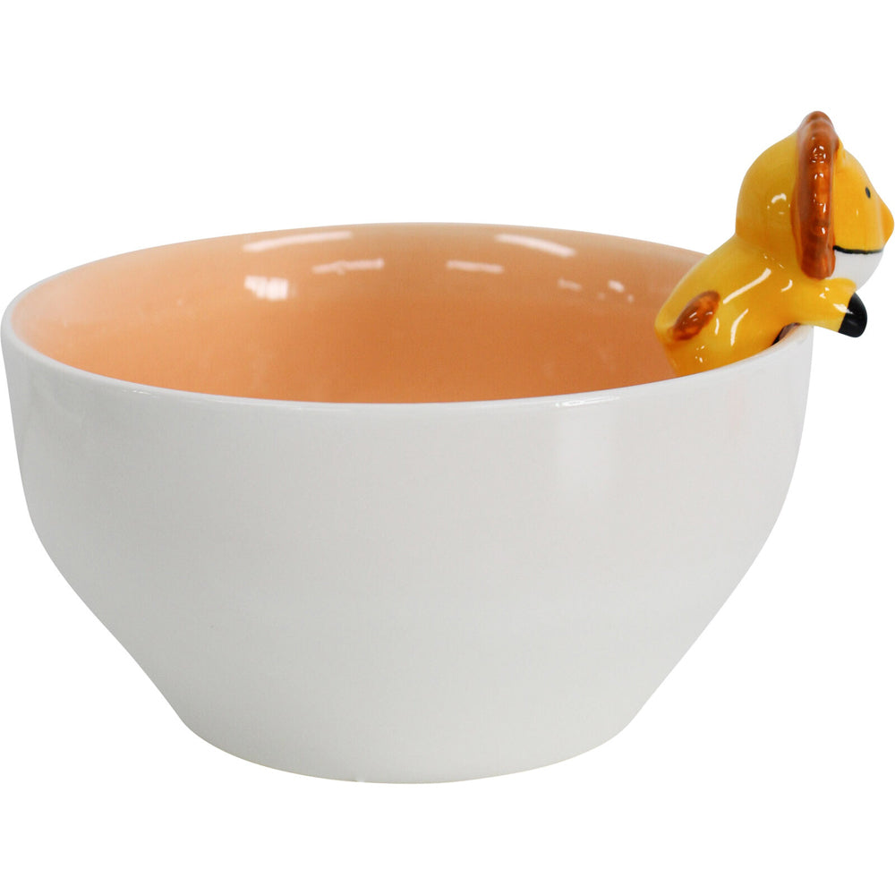 LVD Porcelain 16cm Lion Serving Side Food Snack Bowl Round Serve Tableware White — image 3