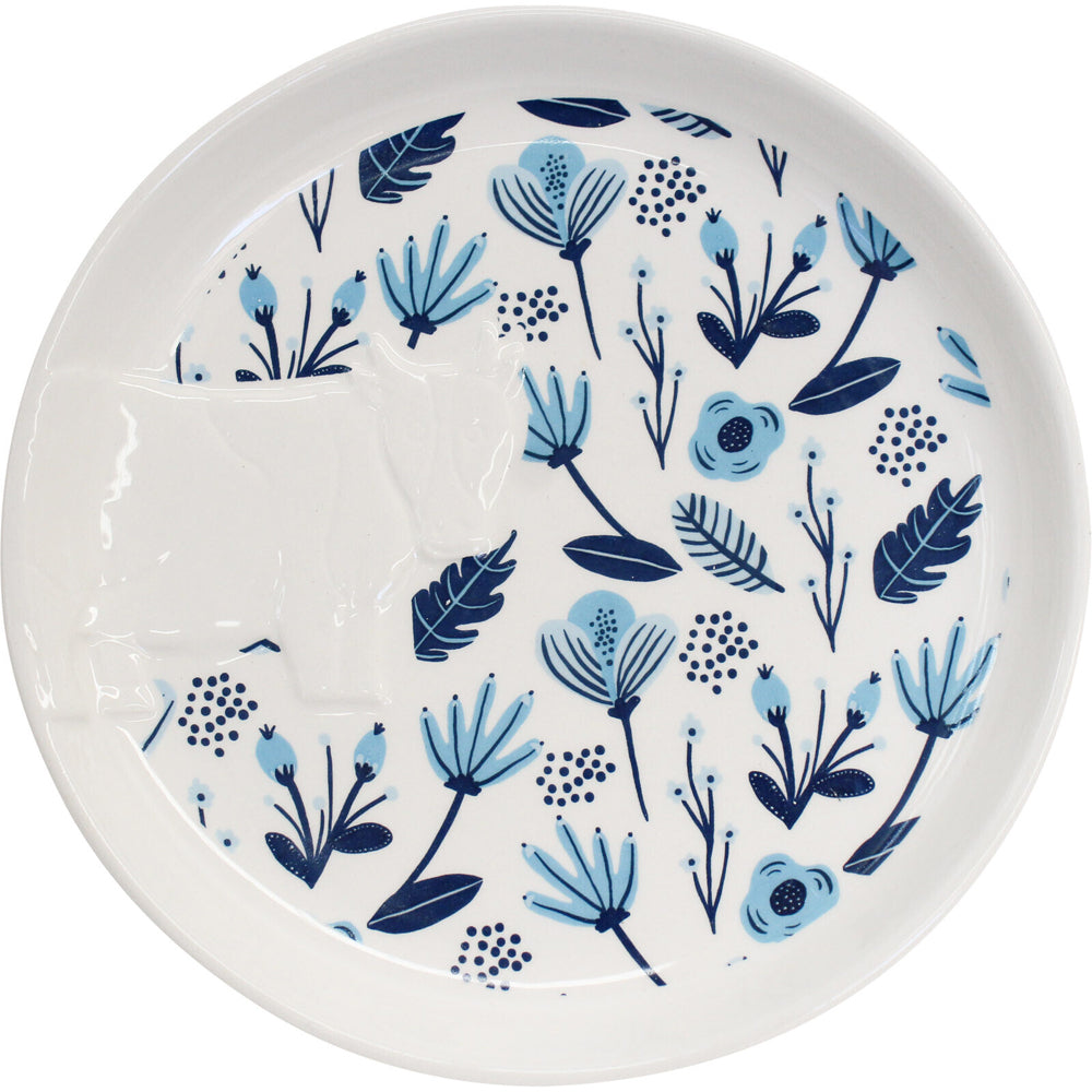 LVD Ceramic Cottage Cow Desert Plate Home/Kitchen Tabletop Decor 17x17cm (12 Pack) — image 2