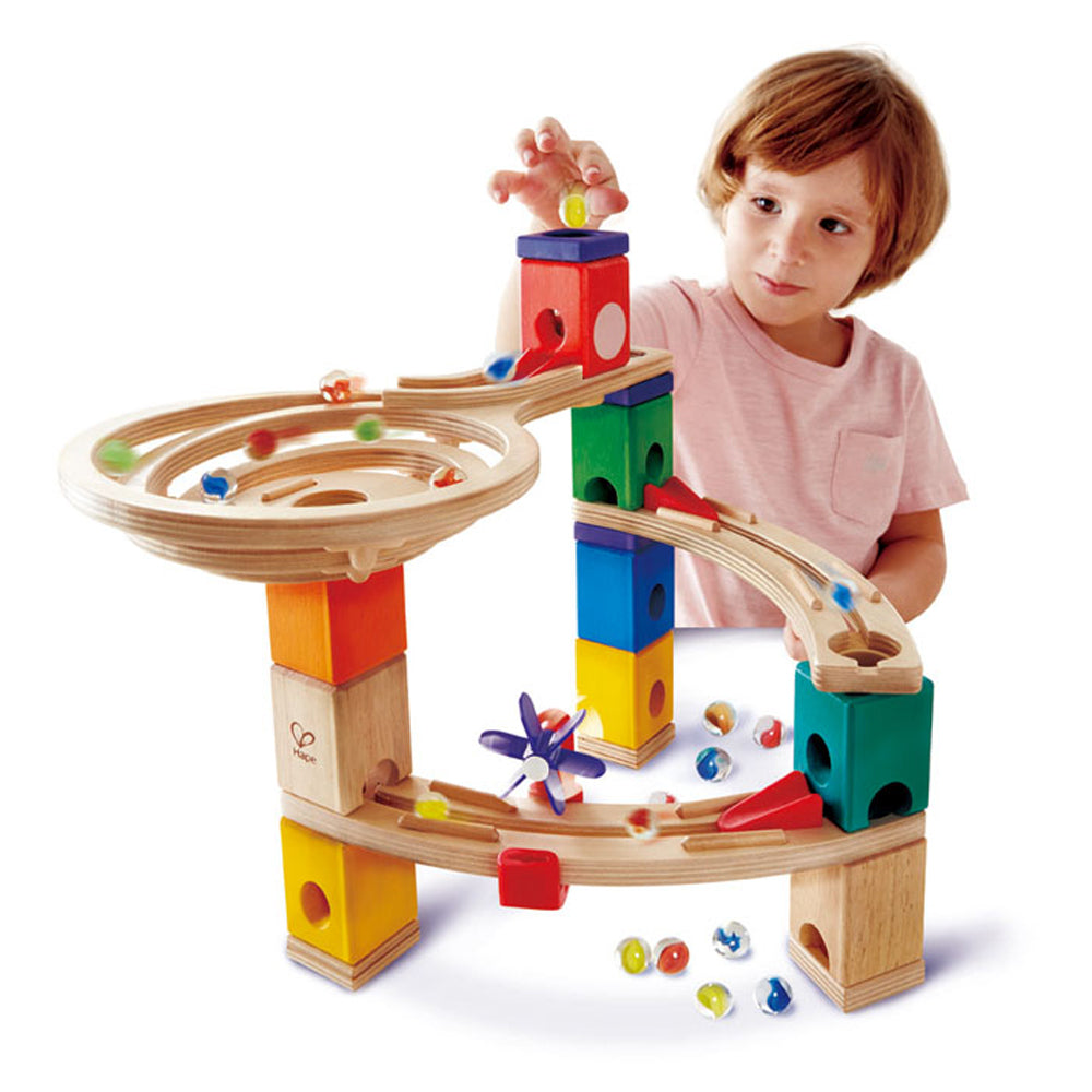 Hape Quadrilla Wooden Race to the Finish Playset Kids/Toddler Activity Toy 4+ — image 3