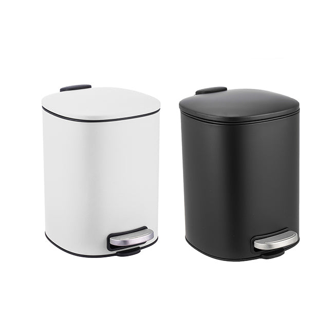 Home Expression 5L/27cm Stainless Steel Rubbish Pedal Bin Trash Can Assorted — image 2
