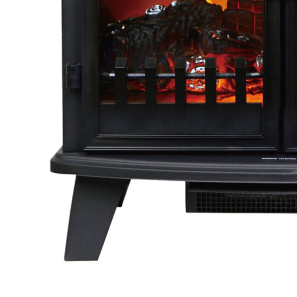 Heller 1800W 70cm Electric Fireplace Heater Freestanding Heating Flame Effect — image 2