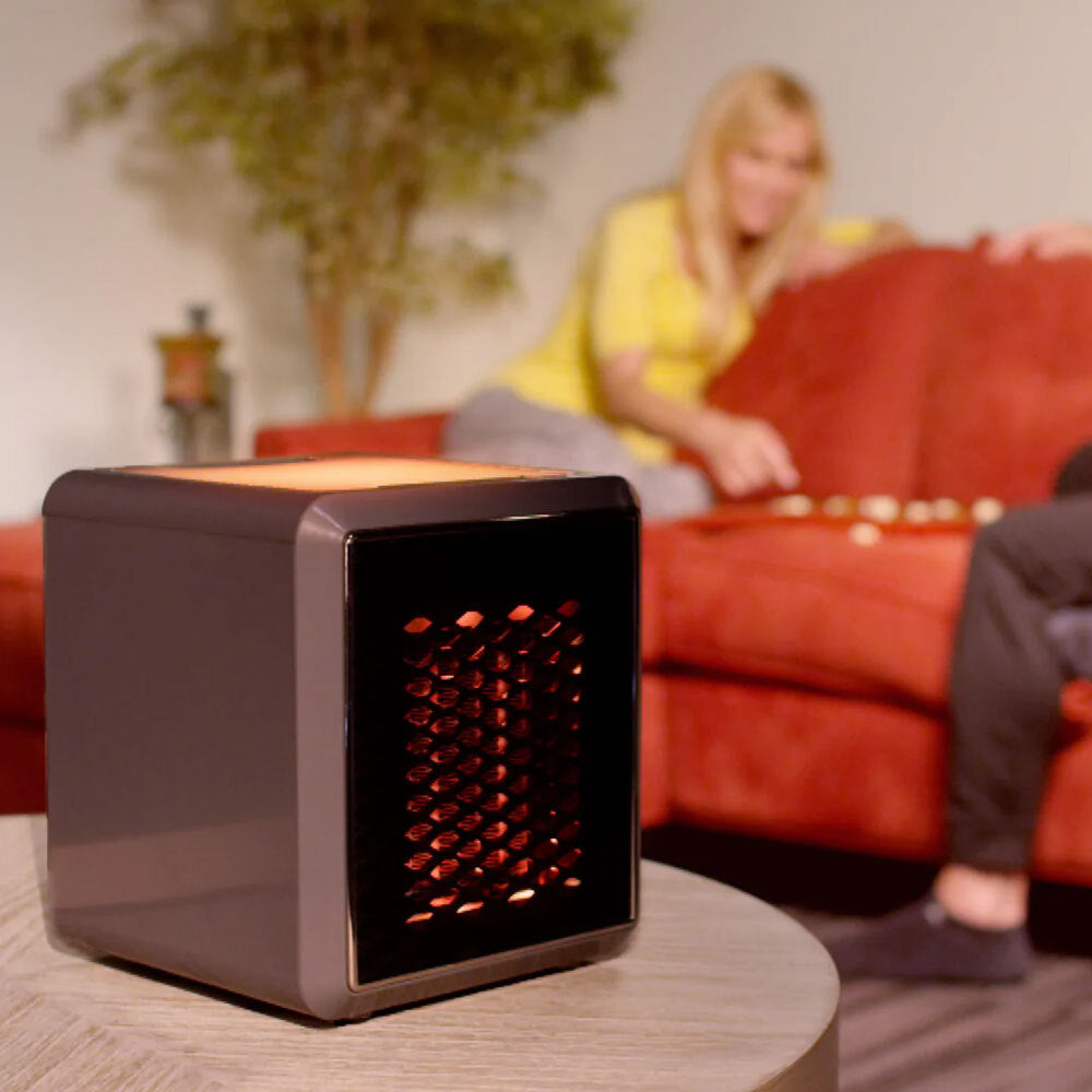 TV Shop Electric Handy Space Heater Pure Warmth Home Portable Ceramic 1200W 25cm — image 2