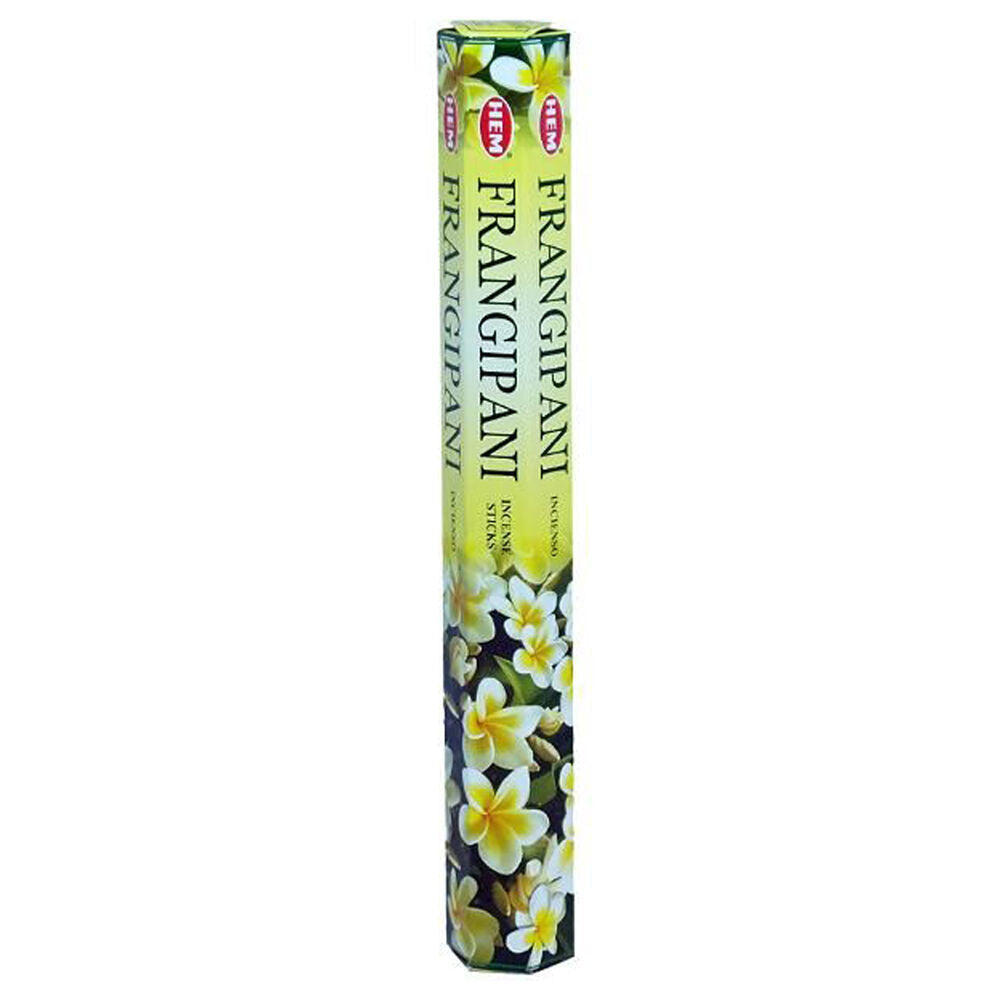 Hem 20pc HEM Hexa Frangipani Scent Incense Sticks Meditation Aroma Fragrance (12 Pack) — image 2