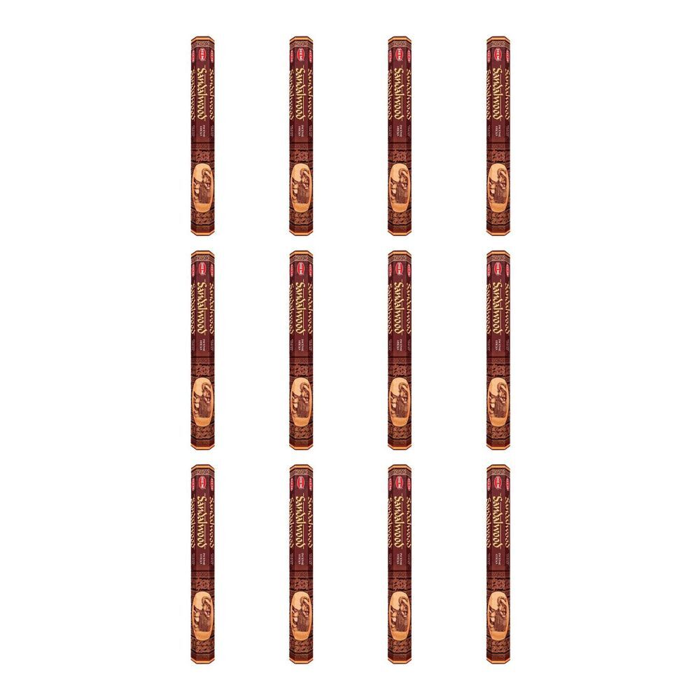 Hem 20pc HEM Hexa Sandalwood Scent Incense Sticks Meditation Fragrance (12 Pack)