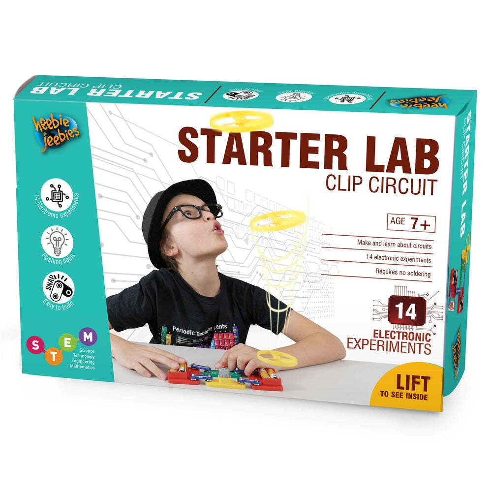 Heebie Jeebies Clip Electric Circuit Starter Lab Kids/Children's Science Set 7+