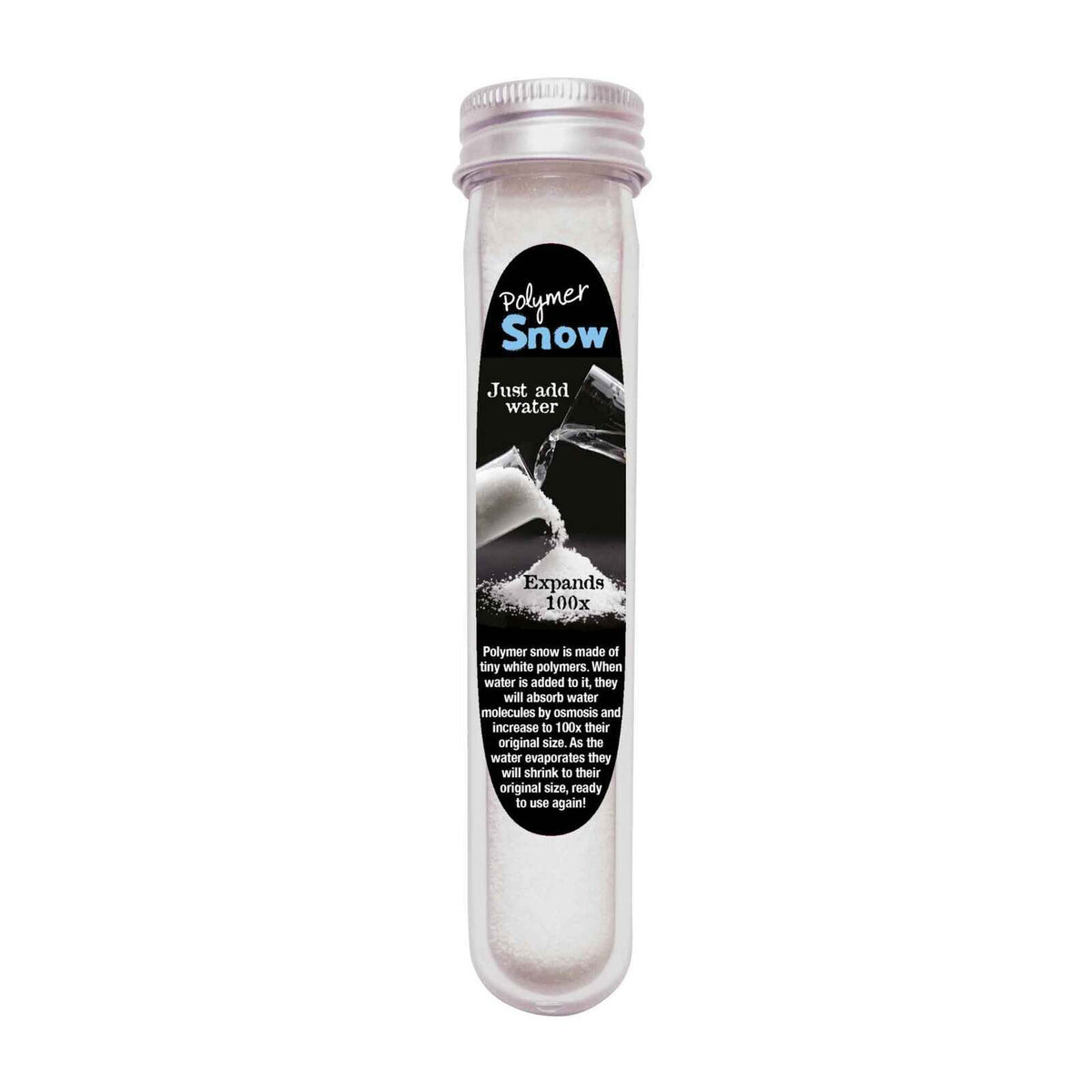 Heebie Jeebies Test Tube Kids Science Experiment Polymer Snow (4 Pack) — image 2