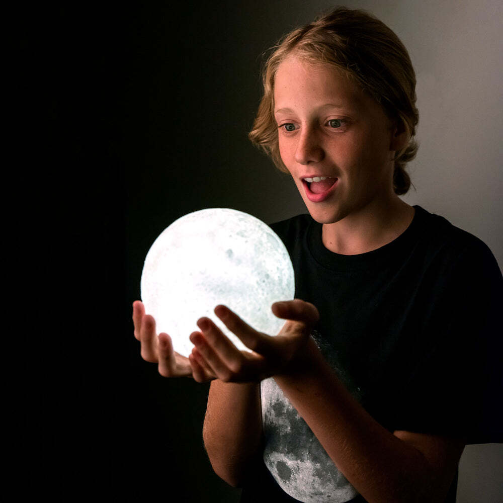 Heebie Jeebies Lunar Moon Lamp Night Light Kids Interactive Science Toy 3+ — image 4
