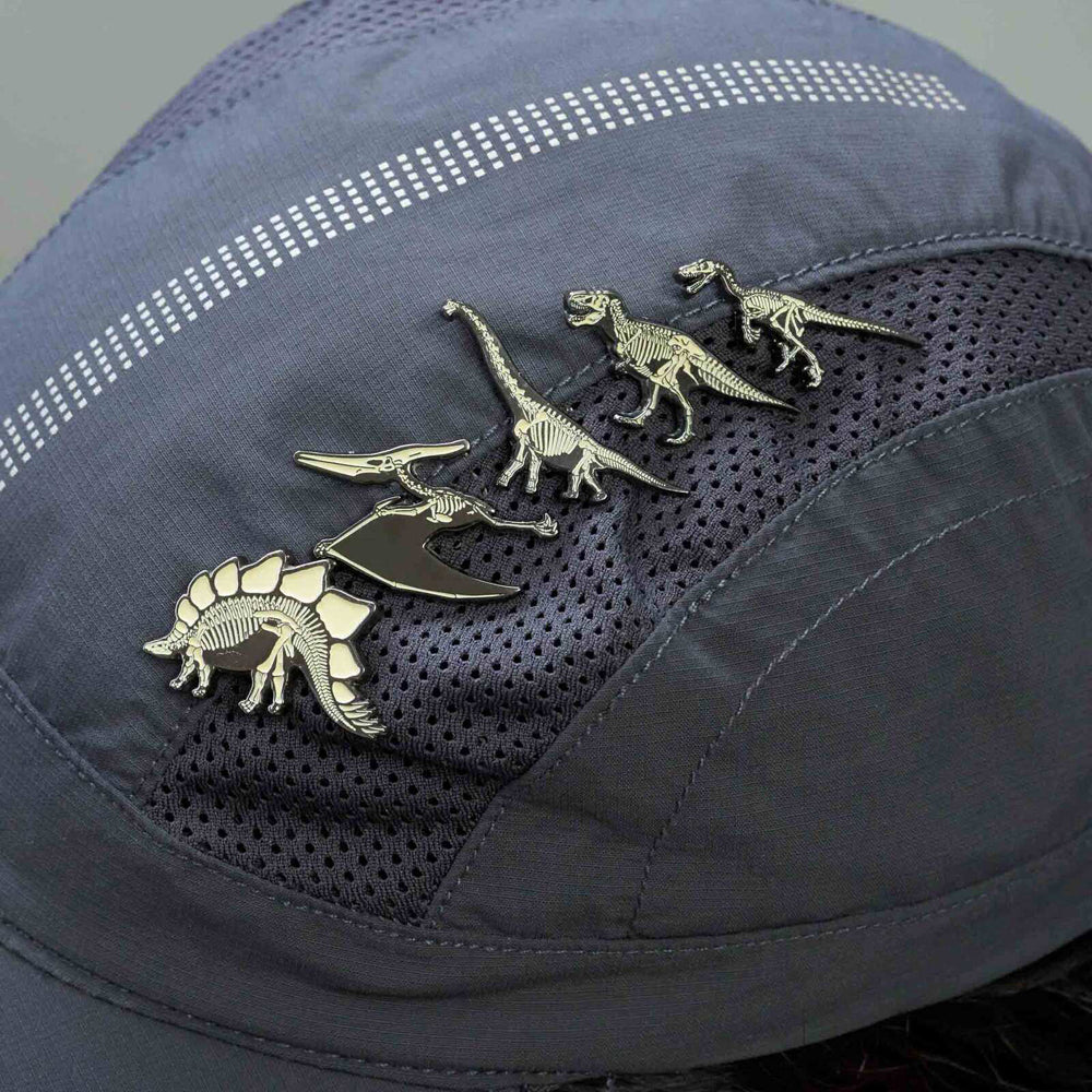 Geek Culture Dinosaur Skeleton Glow Enamel Pin Button Badge/Brooch Pteranodon — image 5
